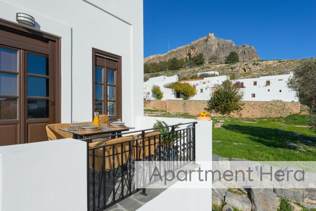 Lindos Amphitheater Villas And Apartments Exterior foto