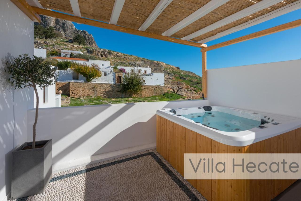 Lindos Amphitheater Villas And Apartments Exterior foto