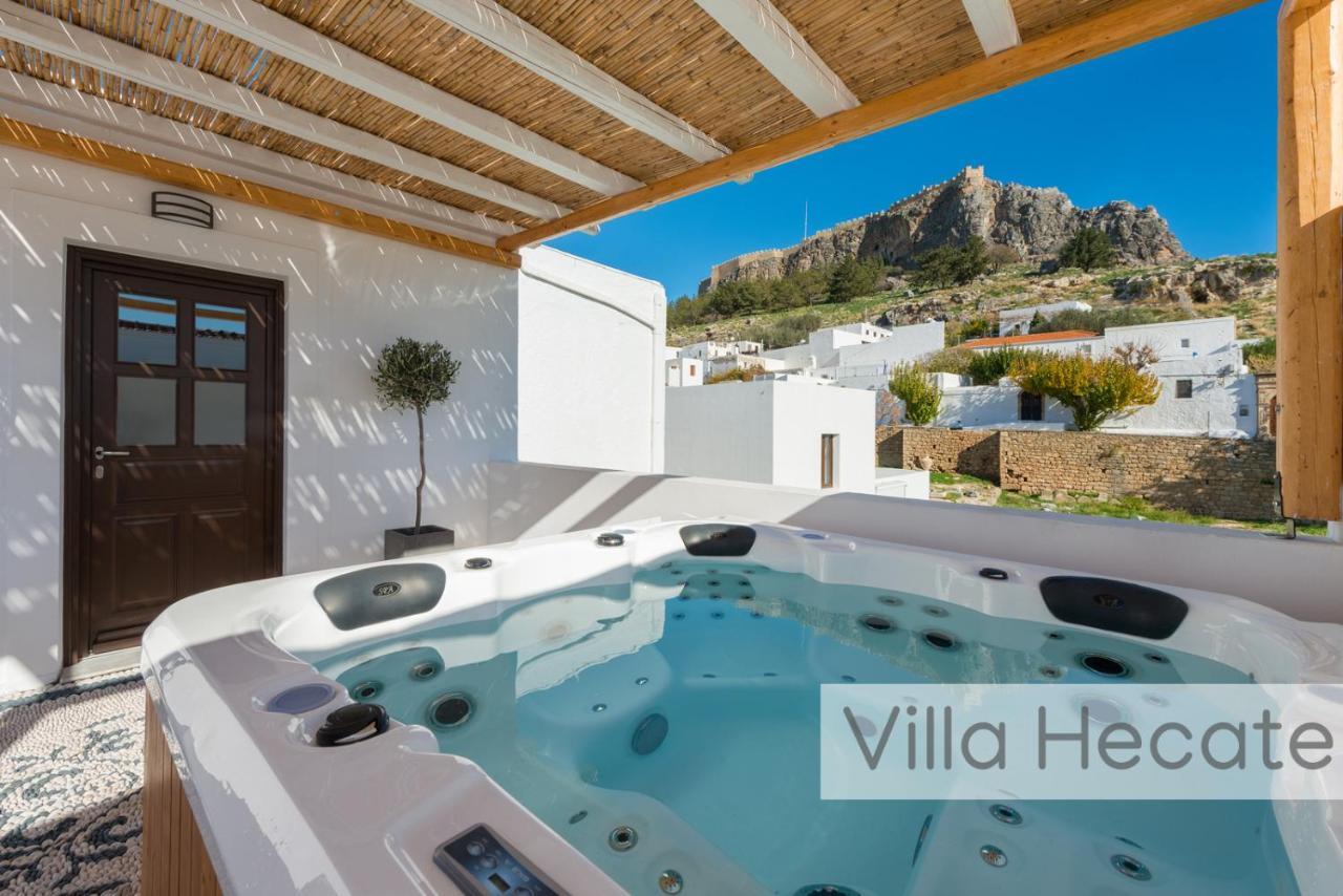 Lindos Amphitheater Villas And Apartments Exterior foto