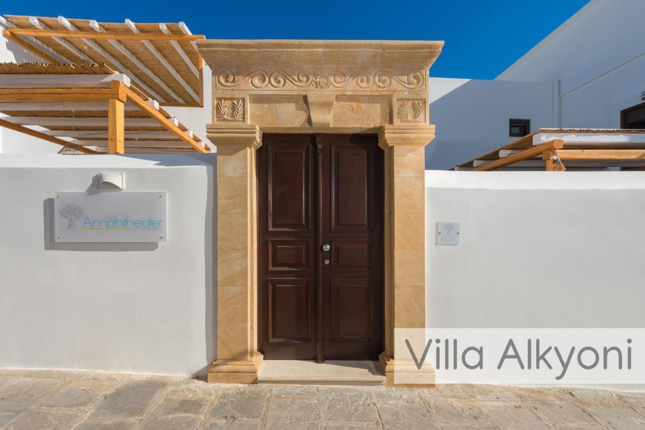 Lindos Amphitheater Villas And Apartments Exterior foto