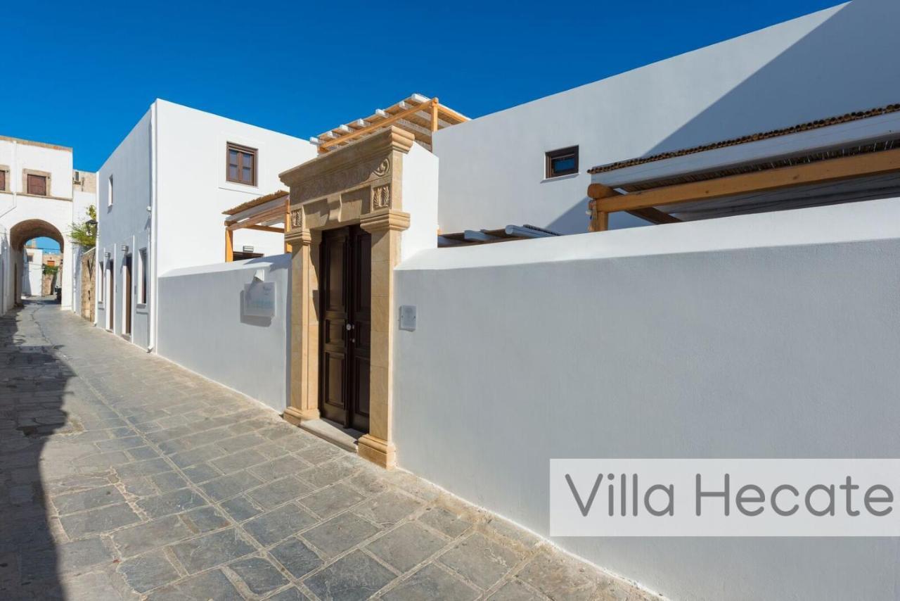 Lindos Amphitheater Villas And Apartments Exterior foto